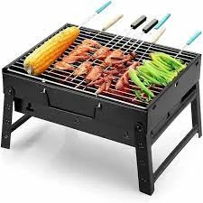 MS Portable Rectangle Shaped Barbeque Grill — view 5