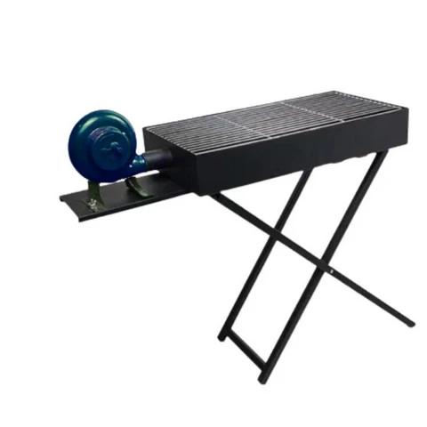 MS Rectangle Barbeque Grill with Eco Blower — view 3