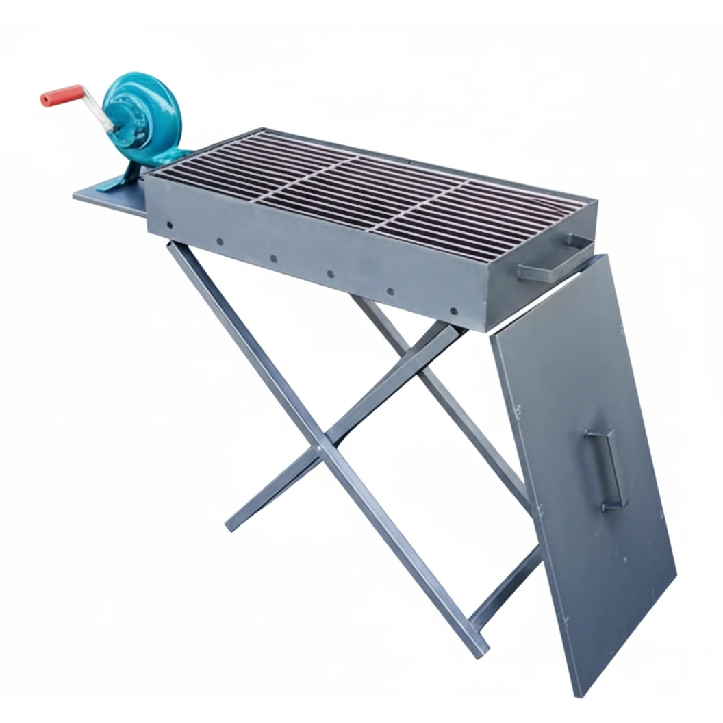 MS Rectangle Barbeque Grill with Lid & Premium Blower — view 5