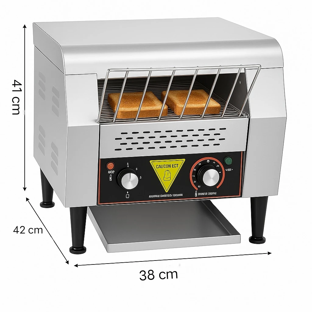 Electric Commercial Conveyor Toaster TT300 - 300 Slices/hr — view 2