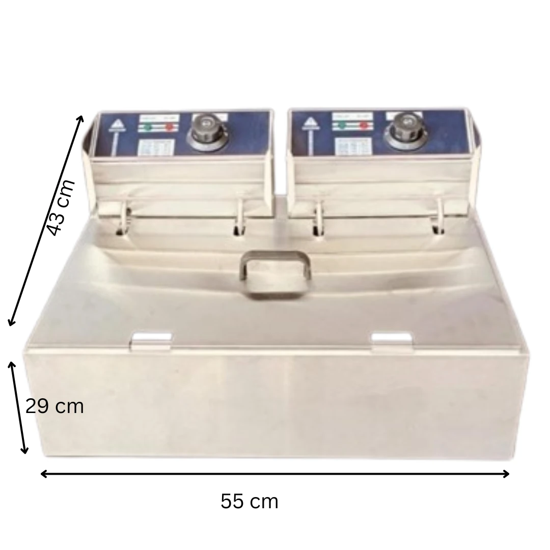 Electric Deep Fryer 16L Double Head - 12 Inner Compartments — view 2