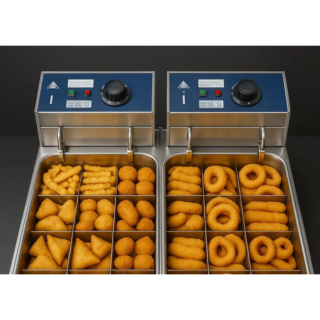 Electric Deep Fryer 16L Double Head - 12 Inner Compartments — view 4