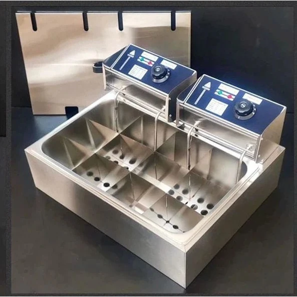 Electric Deep Fryer 16L Double Head - 12 Inner Compartments — view 8