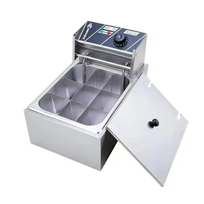 Electric Deep Fryer 8L Single Head – 9 Inner Compartments