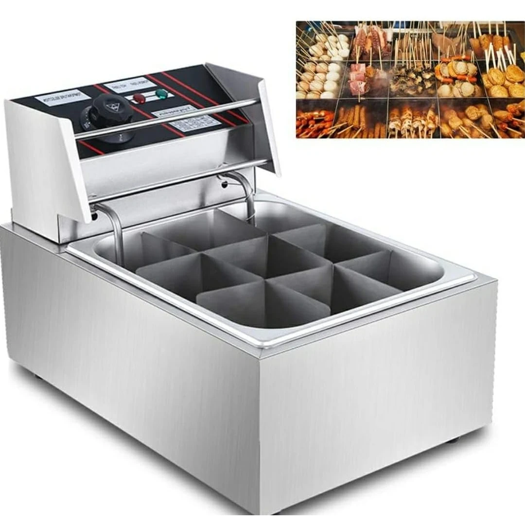 Electric Deep Fryer 8L Single Head – 9 Inner Compartments — view 4
