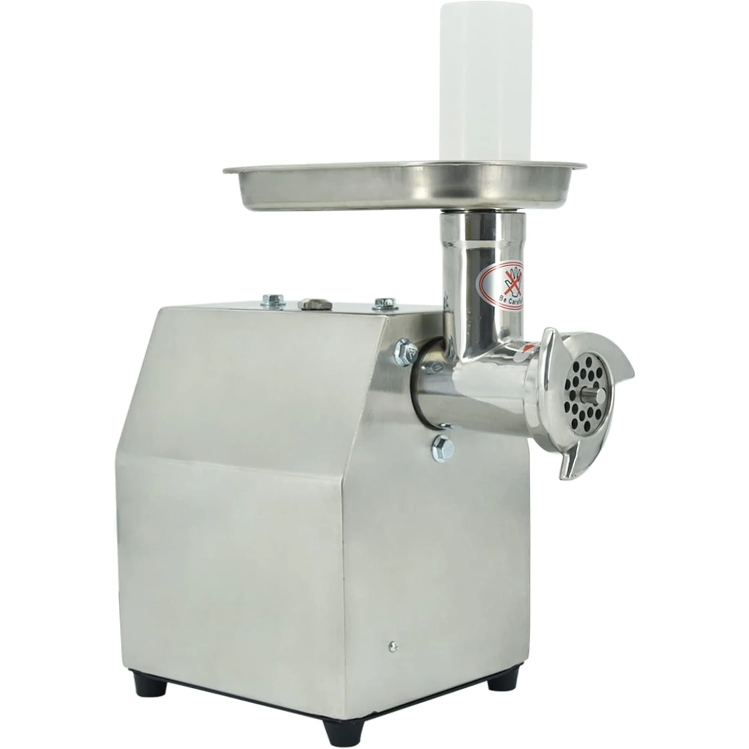 Electric Full SS Meat Mincer with Copper Motor No.22 (Capacity: 220kg/hr | Rpm: 180)