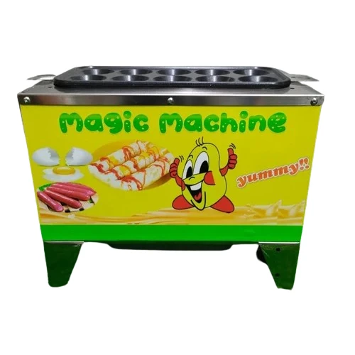 Gas 10 Slot Egg Roller/Sausage Machine