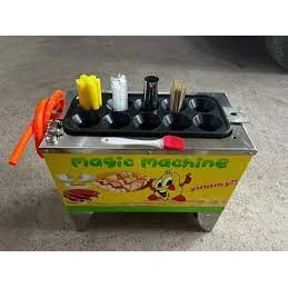 Gas 10 Slot Egg Roller/Sausage Machine — view 4