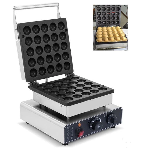 Electric Pancake/Mini Idli Maker with Bottom + Top Plate 25 in 1 — view 6