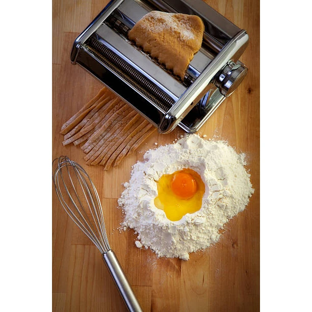 Manaul SS Pasta Maker - Small: 150mm Long — view 3