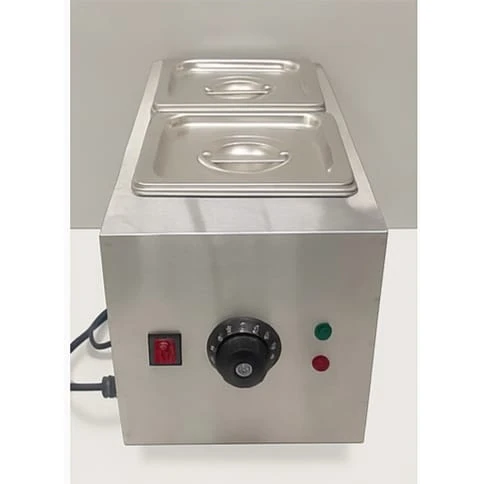 Electric Choco/Cheese Melter - 2 Compartments (2 GN Pans of 1/6 150mm ~ 2.25L/Pan) — view 7
