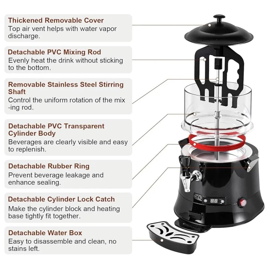 Electric Hot Chocolate Warmer/Melter 5L — view 10