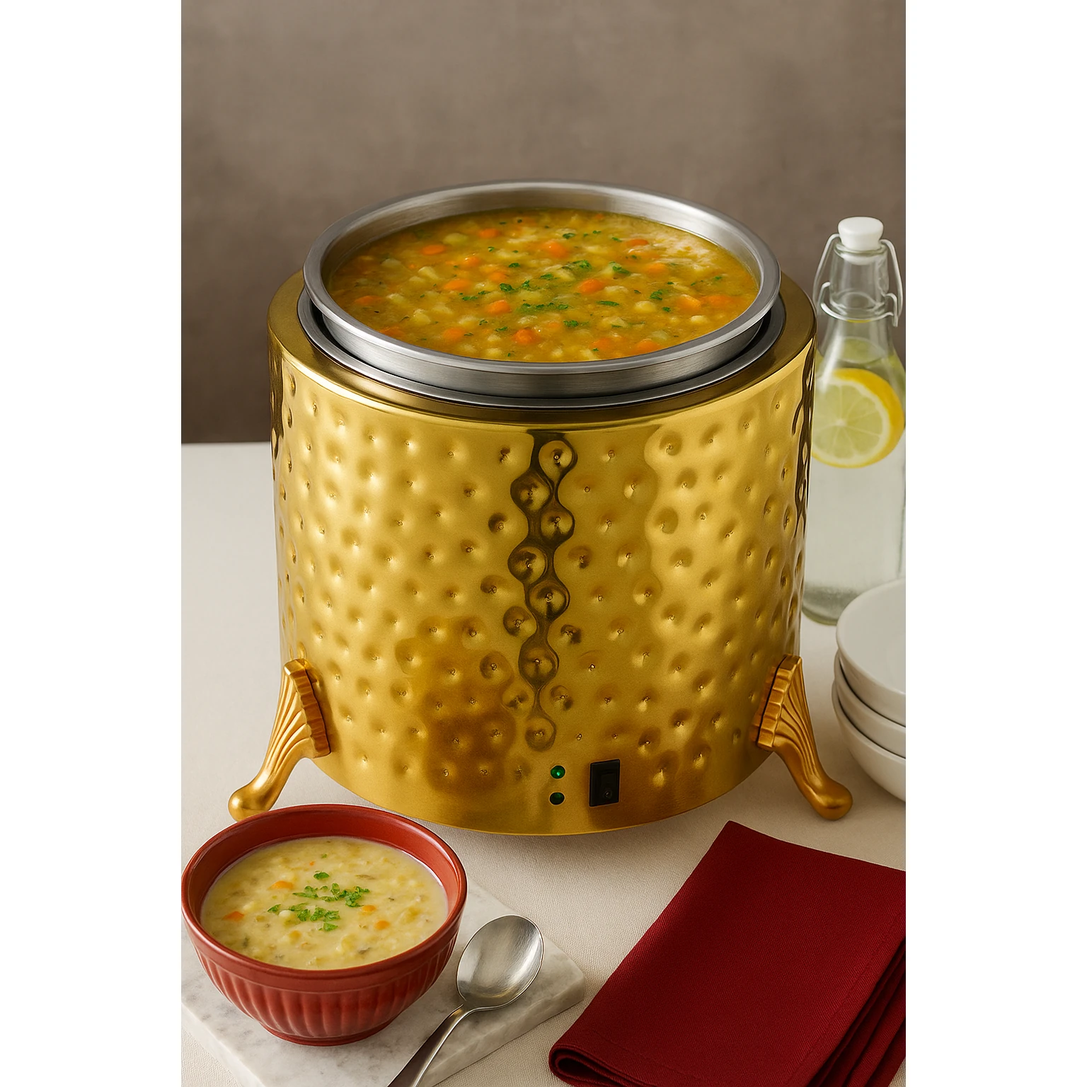 Electric Soup Pot 10L Cheetah Design — view 3