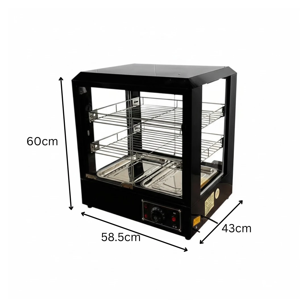 Electric 3 Layer Black Warming Showcase - Straight Model — view 2