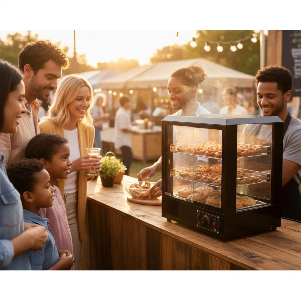 Electric 3 Layer Black Warming Showcase - Straight Model — view 4
