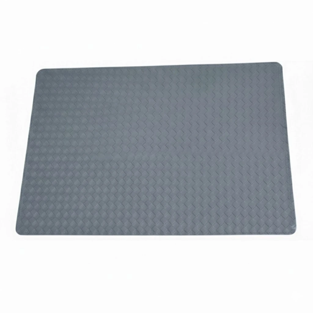 Premium Leather Type Table Mats with Grid Design