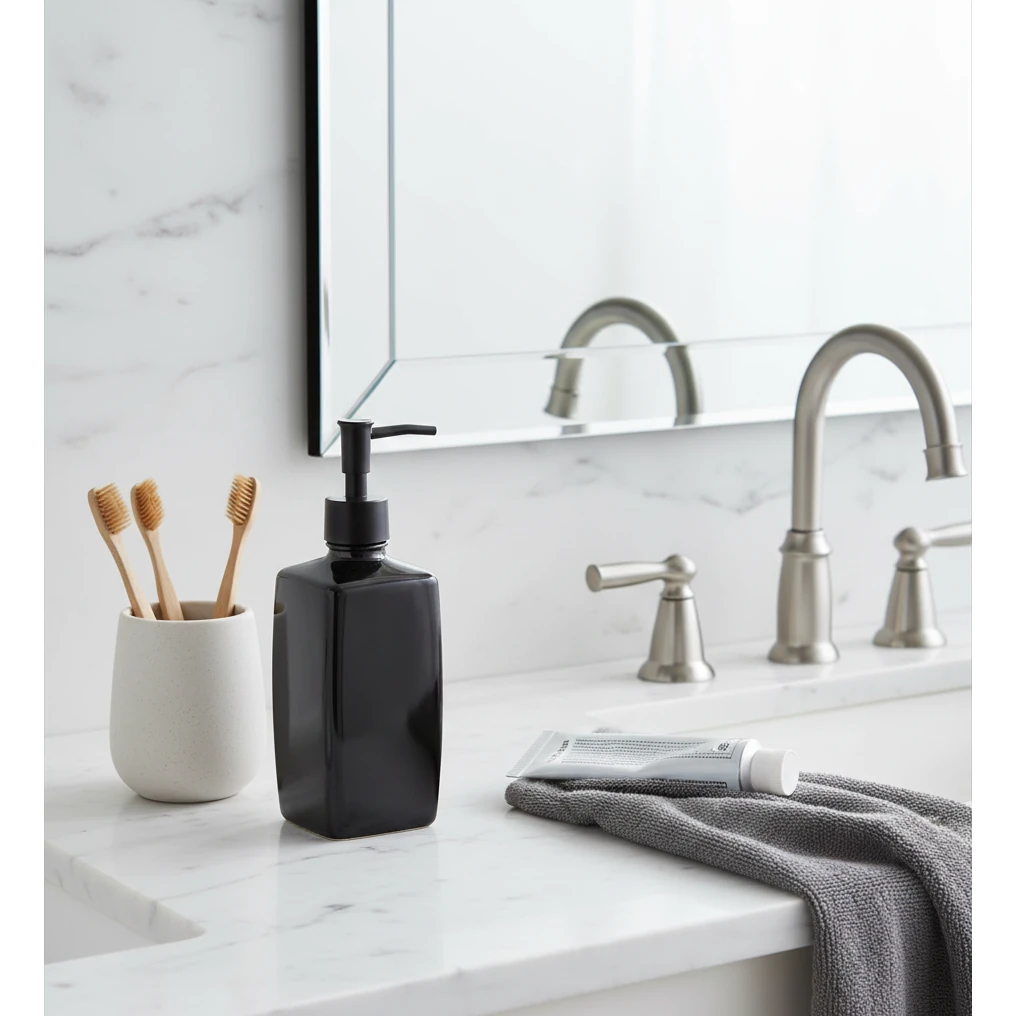 VAMA Glass Soap Dispenser - 480ml — view 3