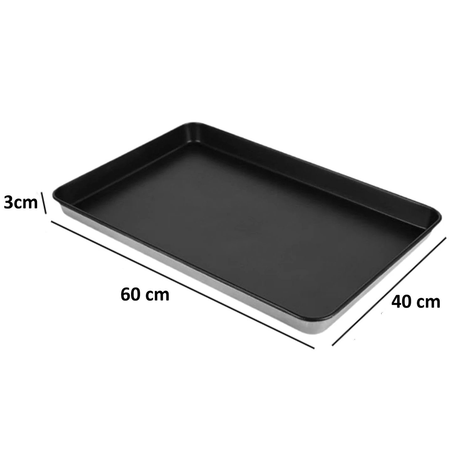 Teflon Coated Rectangle Baking Tray — view 2