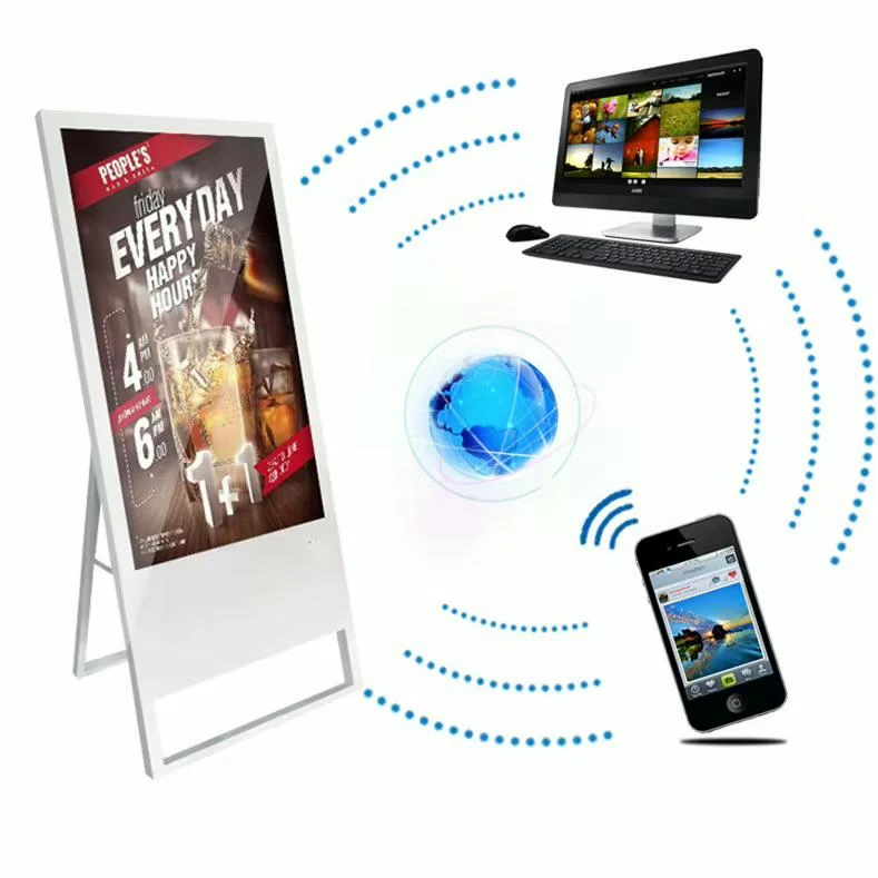 Digital LED Advertising Screen 43" (108cm) with Wooden Packing - Android OS | Wifi | Bluetooth | USB | Ultra HD — view 5