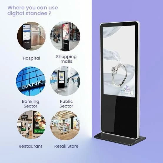 Digital LED Advertising Screen 55" (135cm) with Wooden Packing - Android OS | Wifi | Bluetooth | USB | Ultra HD — view 3