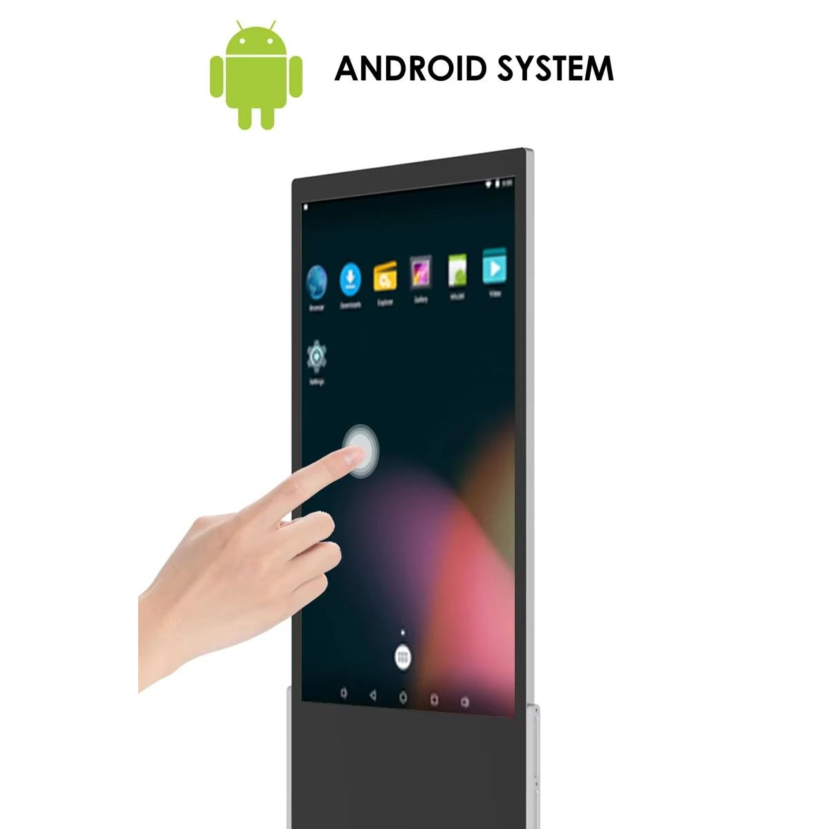 Digital LED Advertising Screen 55" (135cm) with Wooden Packing - Android OS | Wifi | Bluetooth | USB | Ultra HD — view 8