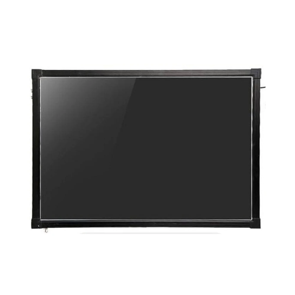 LED Writing Board - MS Black Frame | Hanging + Wall Mountable Model | Marker Set | Cleaning Cloth | Display Area: 50x70cm
