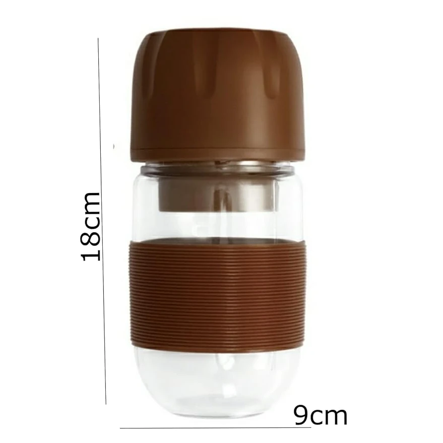 Electric Portable Coffee Bean Grinder / Filter Coffee Maker — view 2