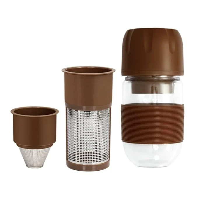 Electric Portable Coffee Bean Grinder / Filter Coffee Maker — view 4