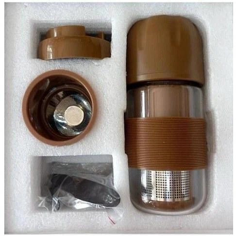 Electric Portable Coffee Bean Grinder / Filter Coffee Maker — view 6