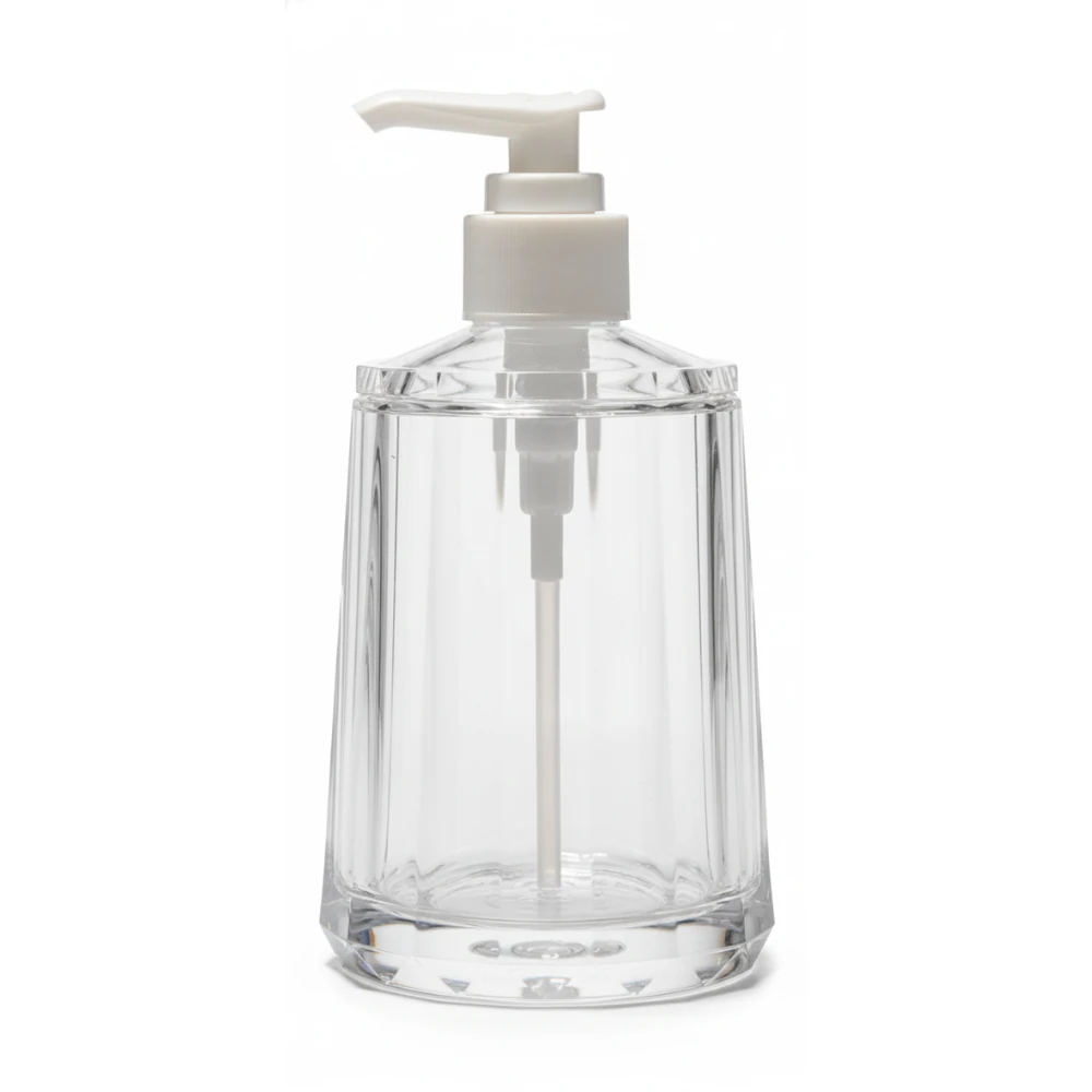 PC Crystal Soap Dispenser - 250ml | Tapered Cone Shape
