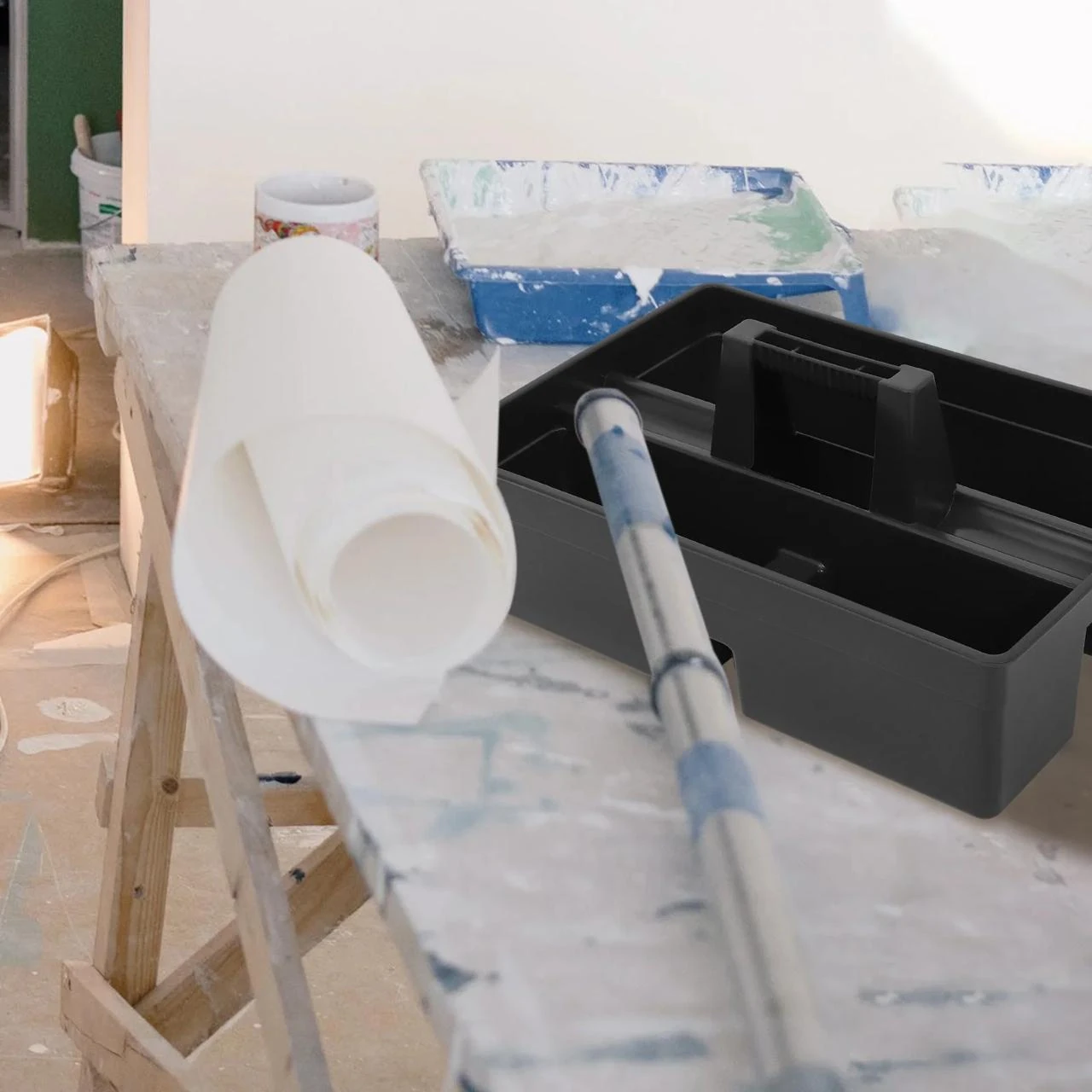 Plastic Table Cleaning Carrying Tool Basket — view 4