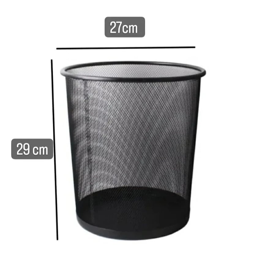 MS Black Wastebin — view 2