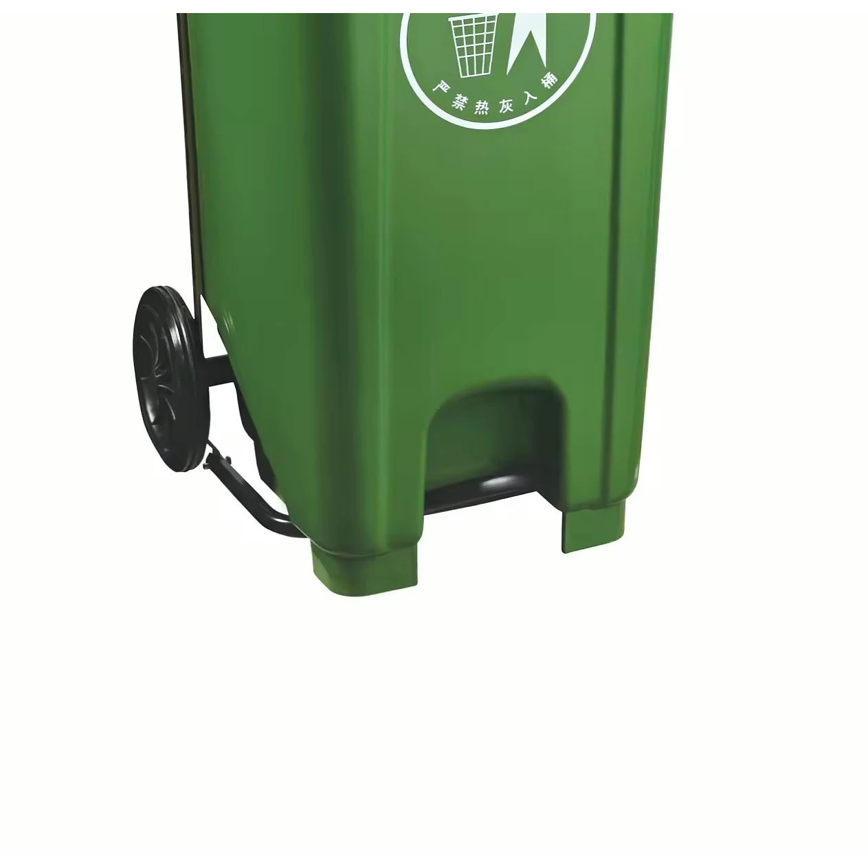Plastic Dustbin with Wheels & Pedal — view 6