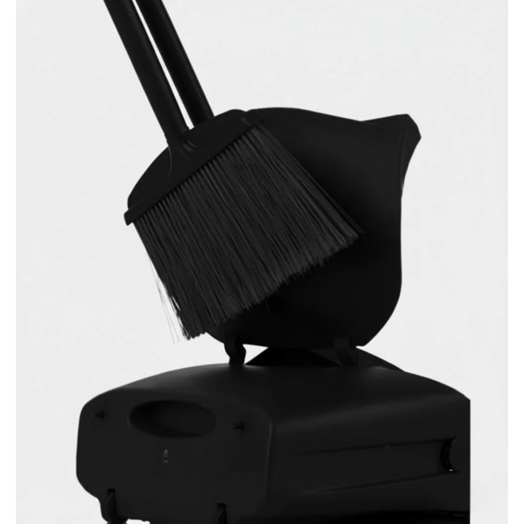 Plastic Dustpan with Broom — view 4