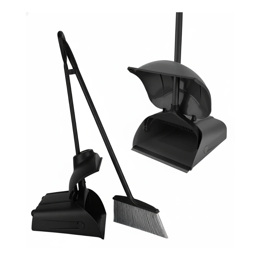 Plastic Dustpan with Broom — view 5
