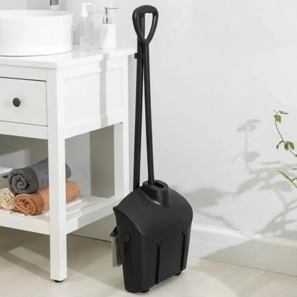 Plastic Dustpan with Broom — view 7