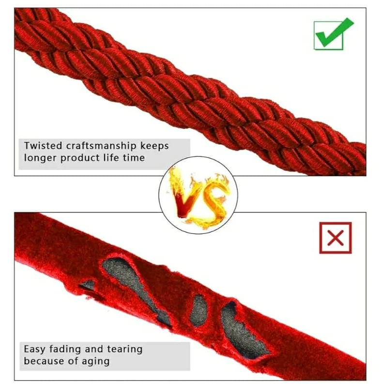 Black + Golden Queue Manager with Top Ball & Red Premium Twisted Rope - (Loose: 2 Poles + 1 Rope ; 1 Carton: 20 Poles + 10 Ropes) | Single pc Box Packing for Poles — view 5