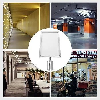 Premium Vertical A4 Size Display Boards - Attachments on Queue Managers — view 3