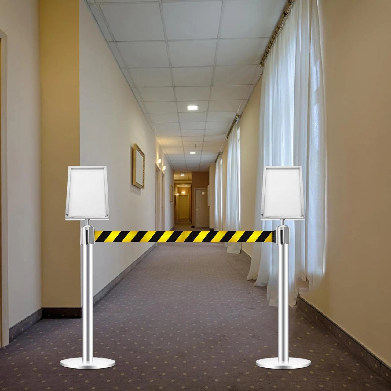 Premium Vertical A4 Size Display Boards - Attachments on Queue Managers — view 6