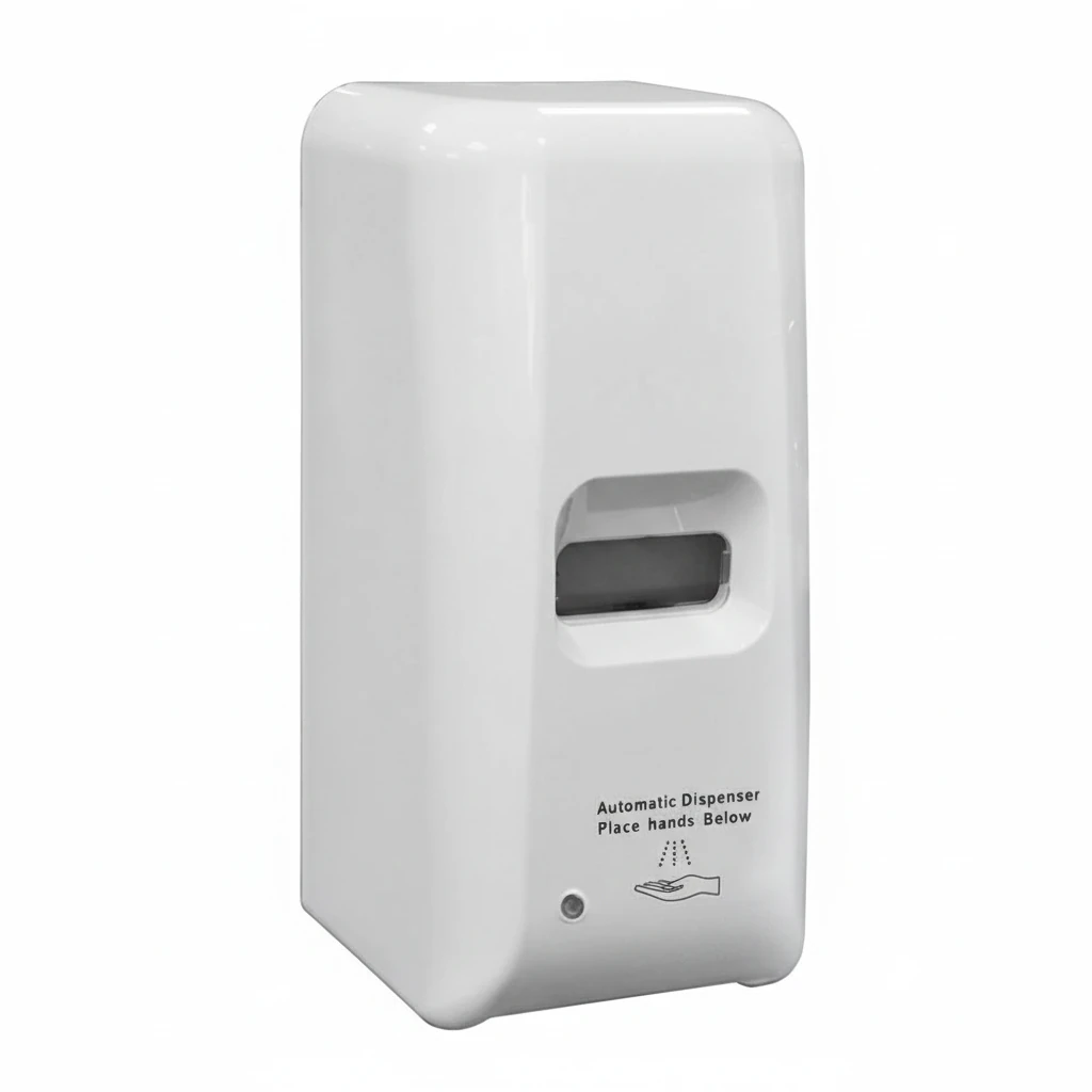 Plastic Automatic Rechargeable Soap Dispenser with Sensor (2 in 1 Battery + Adapter) - 1000ml — Model No. 2