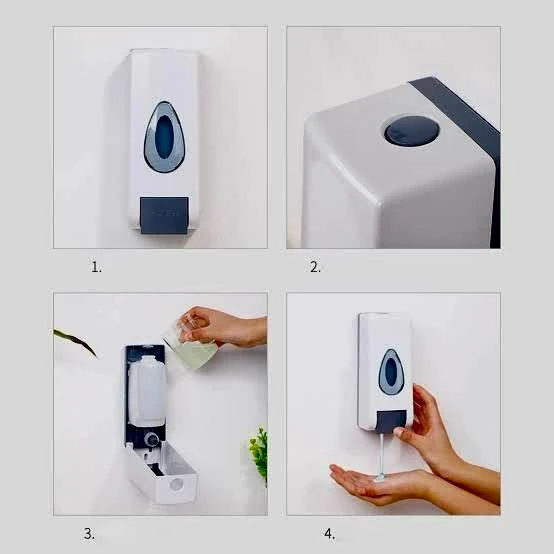 Plastic Soap Dispenser with Manual Press Function - 350ml — view 7