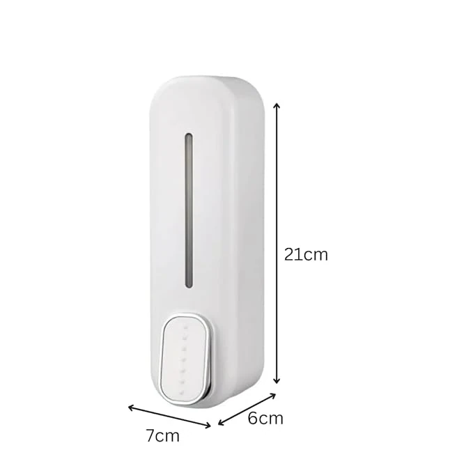 Plastic Soap Dispenser with Manual Press Function - 350ml | Slim Body — view 2