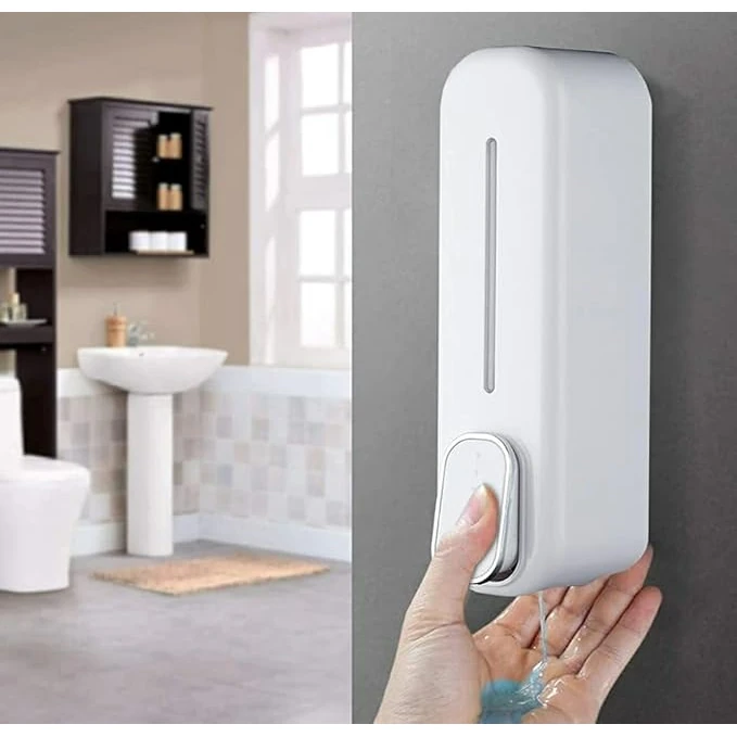 Plastic Soap Dispenser with Manual Press Function - 350ml | Slim Body — view 3