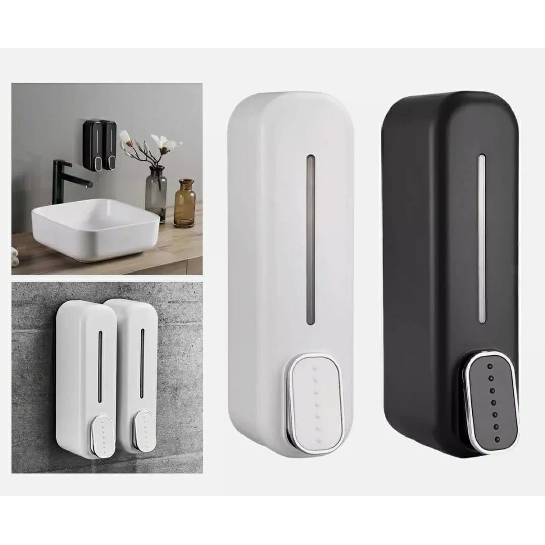 Plastic Soap Dispenser with Manual Press Function - 350ml | Slim Body — view 9