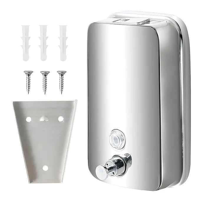 SS Soap Dispenser with Manual Press Function - 1000ml — view 7