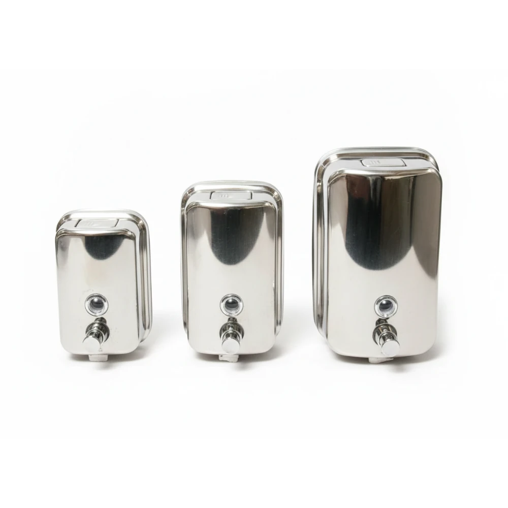 SS Soap Dispenser with Manual Press Function - 800ml — view 9