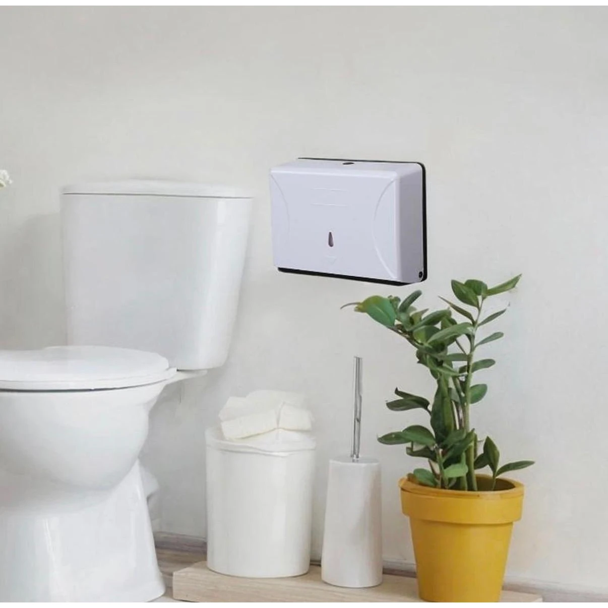 Plastic Regular Wall Mountable Rectangle Tissue Holder — view 3
