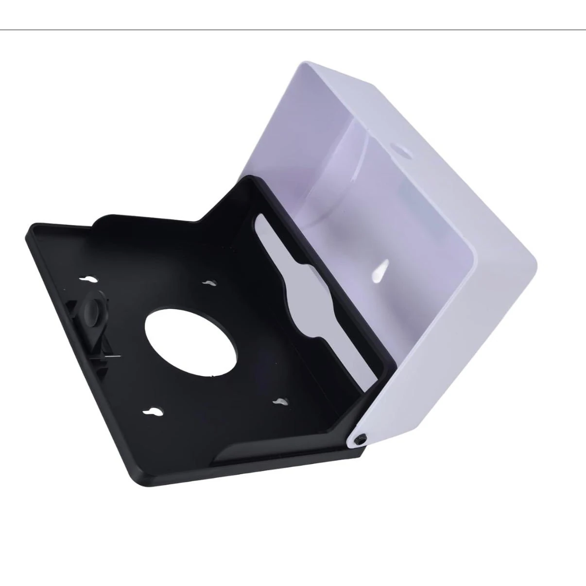Plastic Regular Wall Mountable Rectangle Tissue Holder — view 5