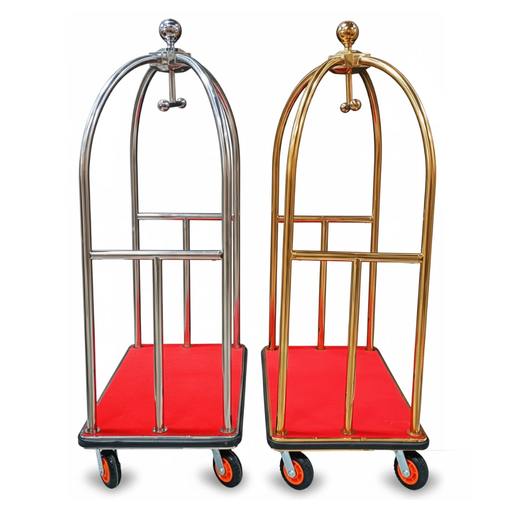 Bell Shaped Luggage Trolley with 15cm Diameter Wheels — view 4