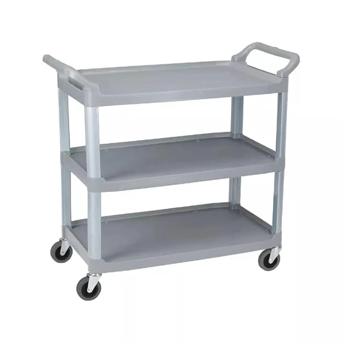 Plastic 3 layer Service & Utility Cart Trolley